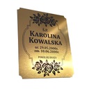 NÁHROBNÁ PLATINA NÁHROBNÁ TABUĽKA NA HROB