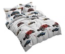 POSTEĽNE 160x200 AUTA AUTA AUTA SET