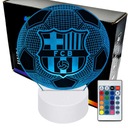 Nočná LED lampa FC Barcelona Football 3D LAMP
