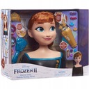 Stylingová hlava Frozen Anna s nástrojom na pletenie