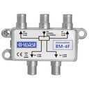 DVB-T2 FM ANTENNA SPLITTER 4 VÝSTUPY
