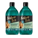 Nature Box Men vlasový šampón vlašský orech 2x 385