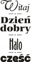Nápis nálepky na stenu - Ahoj, dobré ráno 236
