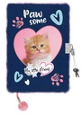 Diár s visiacim zámkom A5 96k Ginger kitty