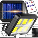 SOLÁRNA LAMPA SO SÚMRAKOVÝM SENZOROM POHYBU LED COB