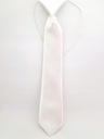 Biela detská kravata s gumičkou