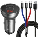 BASEUS RÝCHLA NABÍJAČKA DO AUTO 2xUSB 24W LED