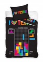 Detské bavlnené obliečky TETRIS 140x200 BLOCKS