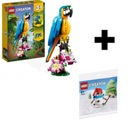 LEGO CREATOR 3V1 SET DŽUNGLE PAPAGÁJA 31136 + LEGO 30645 VIANOČNÁ SET