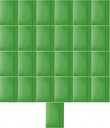 A4 kartónová zložka Esselte s gumičkou, zelená x 25