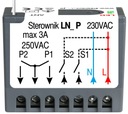 LN_P Prijímač 230V pre diaľkové ovládače SOMFY RTS, náhradný rádiový ovládač