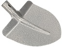 LOPATKA SRDCA 270X265 MM KOVOVÁ, PRIEMER 38MM