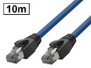 Patchcord RJ45-RJ45 cat.8.1 SFTP/PIMF obrazovka 10m