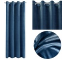 Priechodky na záclony Velvet Velvet 140X250 CM NAVY BLUE