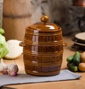 5L hermetický kameninový sud s prírubou