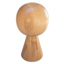 Drevená hlava figuríny, drevená hlava