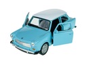 WELLY TRABANT 601 MODRÁ S BIELOU STRECHOU 1:34