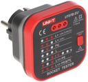 TESTER ELEKTRICKÝCH ZÁSUVEK S FUNKCIOU KONTROLY RCD