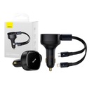 BASEUS AUTONABÍJAČKA QC 30W NAPÁJACÍ ZDROJ S USB-C LIGHTNING KÁBLOM 0,75M