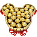 Torta s čokoládami Merci a Ferrero Rocher