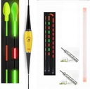 Svetelný plavák 3,0 g ZMENA FARBY + kamufláž + dve funkcie + 2x batéria