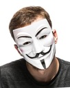 V pre masku Vendetta – Anonym, Guy Fawkes – BIELY