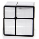 Strieborné zrkadlo Logic Cube Mirror 2x2x2 + STOJAN