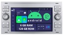 RÁDIO ANDROID FORD MONDEO 4 FIESTA FUSION KUGA 1 S-MAX C-MAX CARPLAY 6/128G