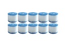 10 x SPA FILTER TYP VI JACUZZI BESTWAY 60311