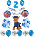 Súprava balónov Paw Patrol Chase 2 narodeniny + meno
