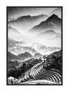 OBRAZOVÝ PLAGÁT V RÁME 53x73 cm Čína P1386