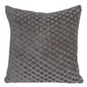 Grafitová obliečka na vankúš s 3D geometrickým vzorom 40X40G