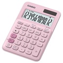 Casio Calculator MS 20 UC PK, ružová, 12 miest, duálne napájanie
