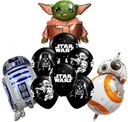 SADA FÓLIOVÝCH BALÓNOV STAR WARS STAR WARS BB8 R2D2 YODA HEL 9ks