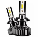 2 LED žiarovky H7 DOB 50W 8000lm 6000k studená biela