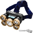 SUPER VÝKONNÁ HLAVOVÁ LAMPA K HLAVOVEJ LAMPE NABÍJACÍ USB KÁBEL BATÉRIE