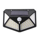 Solárna pouličná lampa 100 LED Pohybový senzor + USB