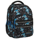 BackUp mládežnícky čierny školský batoh pre chlapca