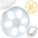 LED NOČNÁ LAMPA SO SÚMRAKOVÝM SENZOROM POHYBU MAGNET 2 FARBY, NABÍJACIE USB