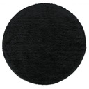 Koberec do obývačky Shaggy Black Koło KAMEL, 120 cm