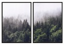 OBRAZOVÉ PLAGÁTY V RÁME 53x73cm Lesnícky diptych P752