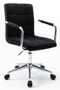 Kancelárska stolička Q022 čierna látka
