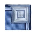 Námornícka modrá Lancerto M.789 Pocket Square