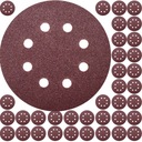 100x BRÚSNE KOTÚČE PAPIER S DIERKAMI VELCRO 125 120