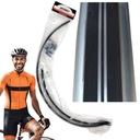 Sada blatníkov na bicykel 28 palcov čierna strieborná s ORION líniami 28''x48