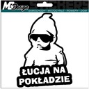 Samolepka LUCY IN THE CAR AUTO 18x14 farba