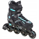 Nastaviteľné korčule RAVEN Pulse Black/Cyan 33-36