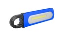 3W COB LED + 3 modré LED baterka