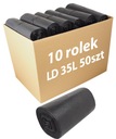 LD 35L vrecia na odpad 50 ks Sada 10 roliek