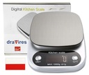 DraVires presná kuchynská váha 3kg 0,1g LCD + nálepka